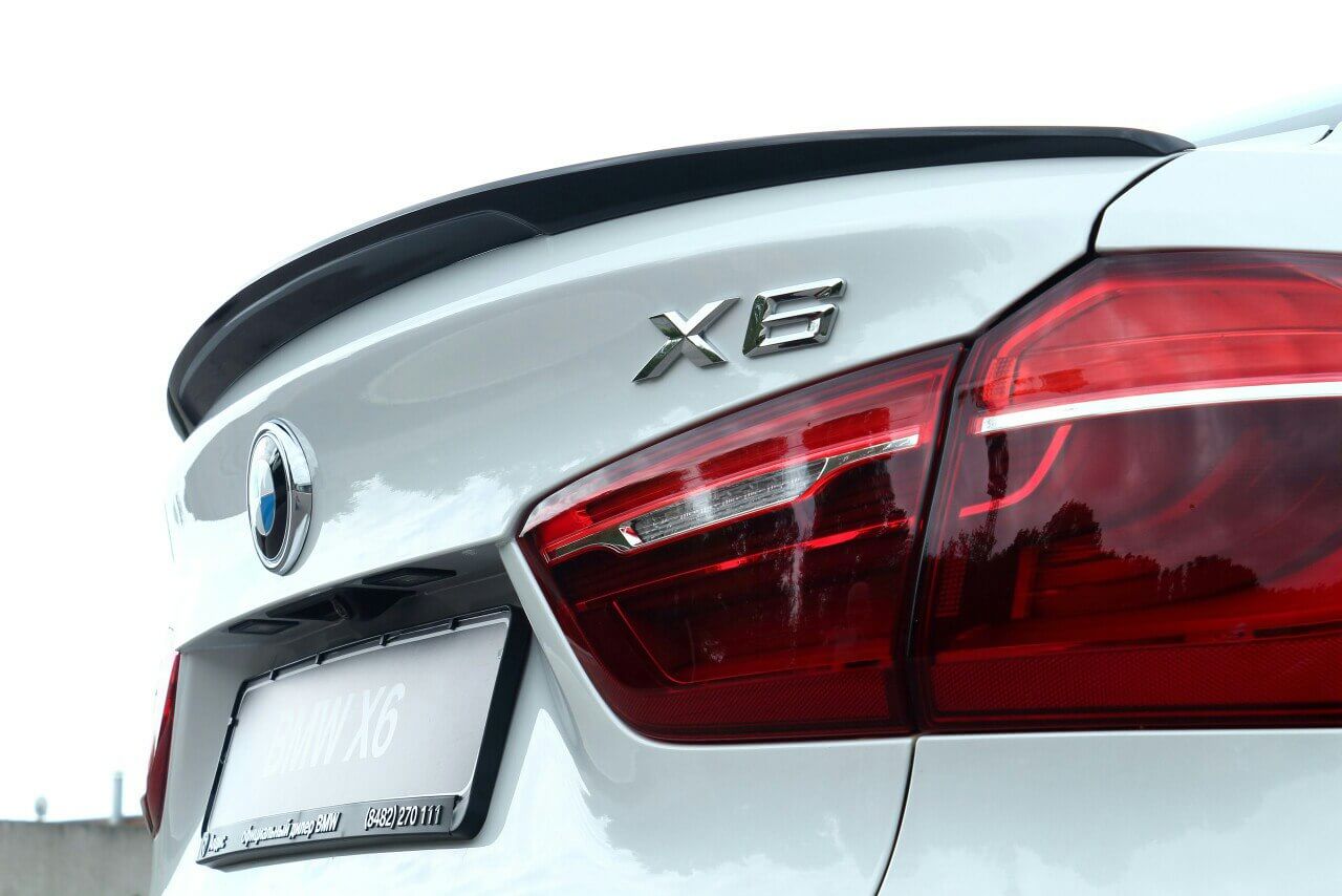 Спойлер с вырезом на BMW x6(f16)
