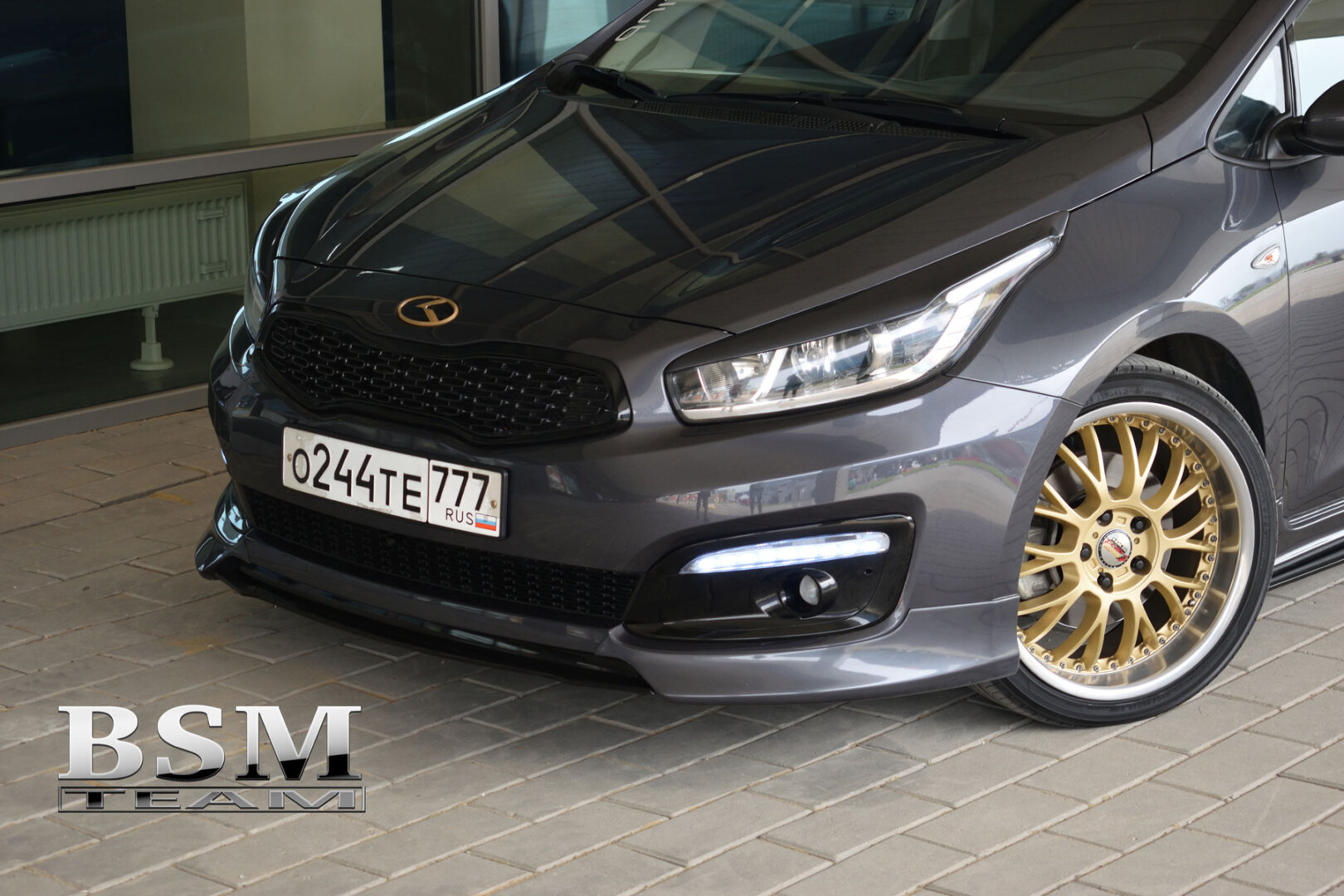 Передняя юбка Kia Ceed рестайлинг