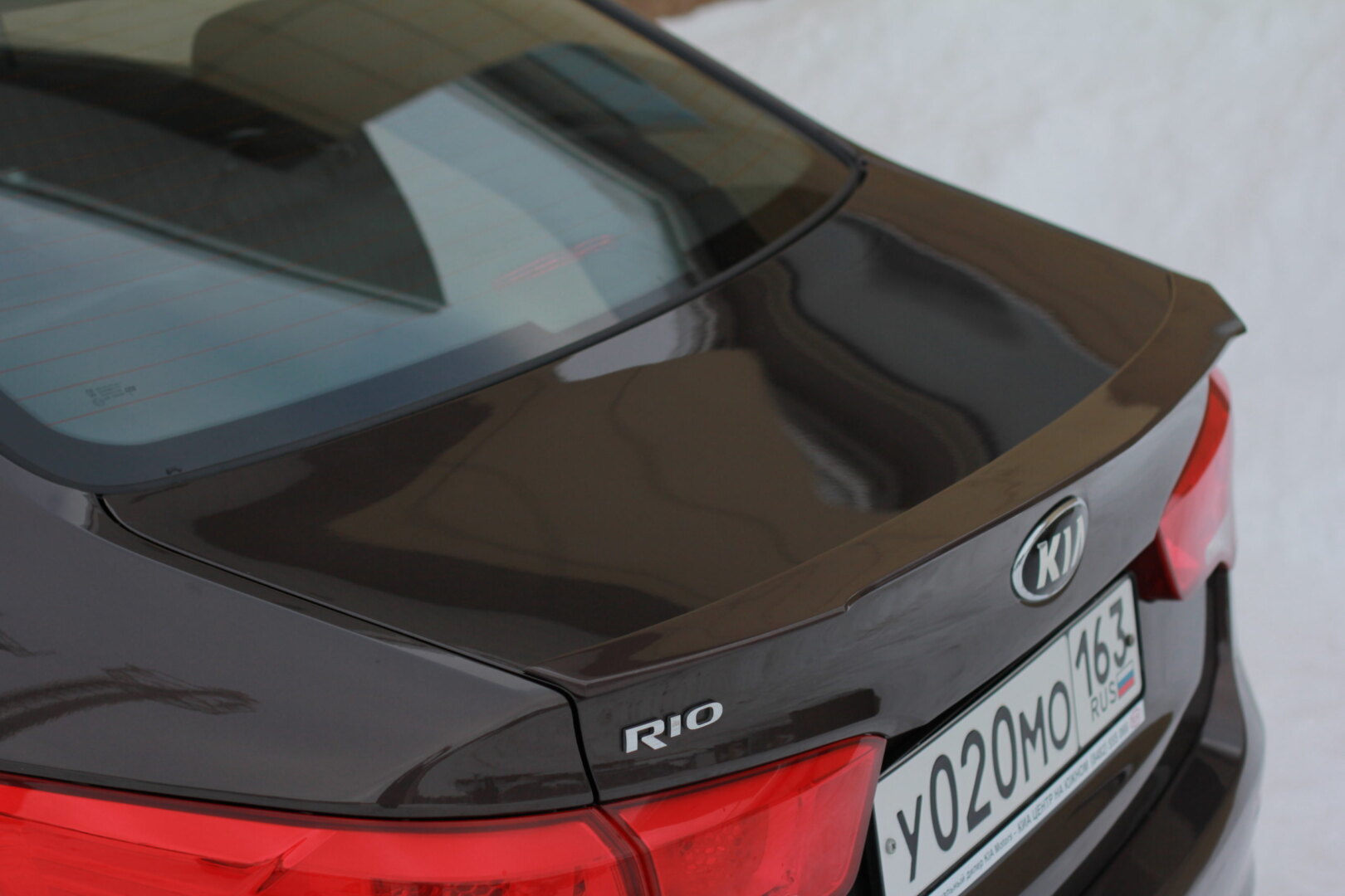 Лип спойлер Blade KIA Rio III