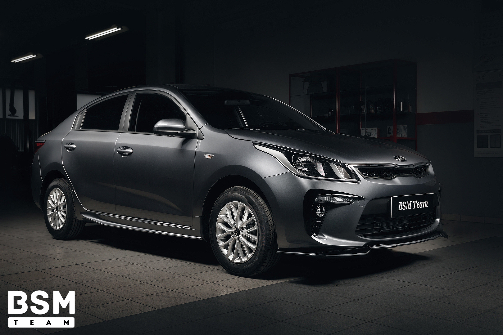 Сплиттер передний для Kia Rio 4