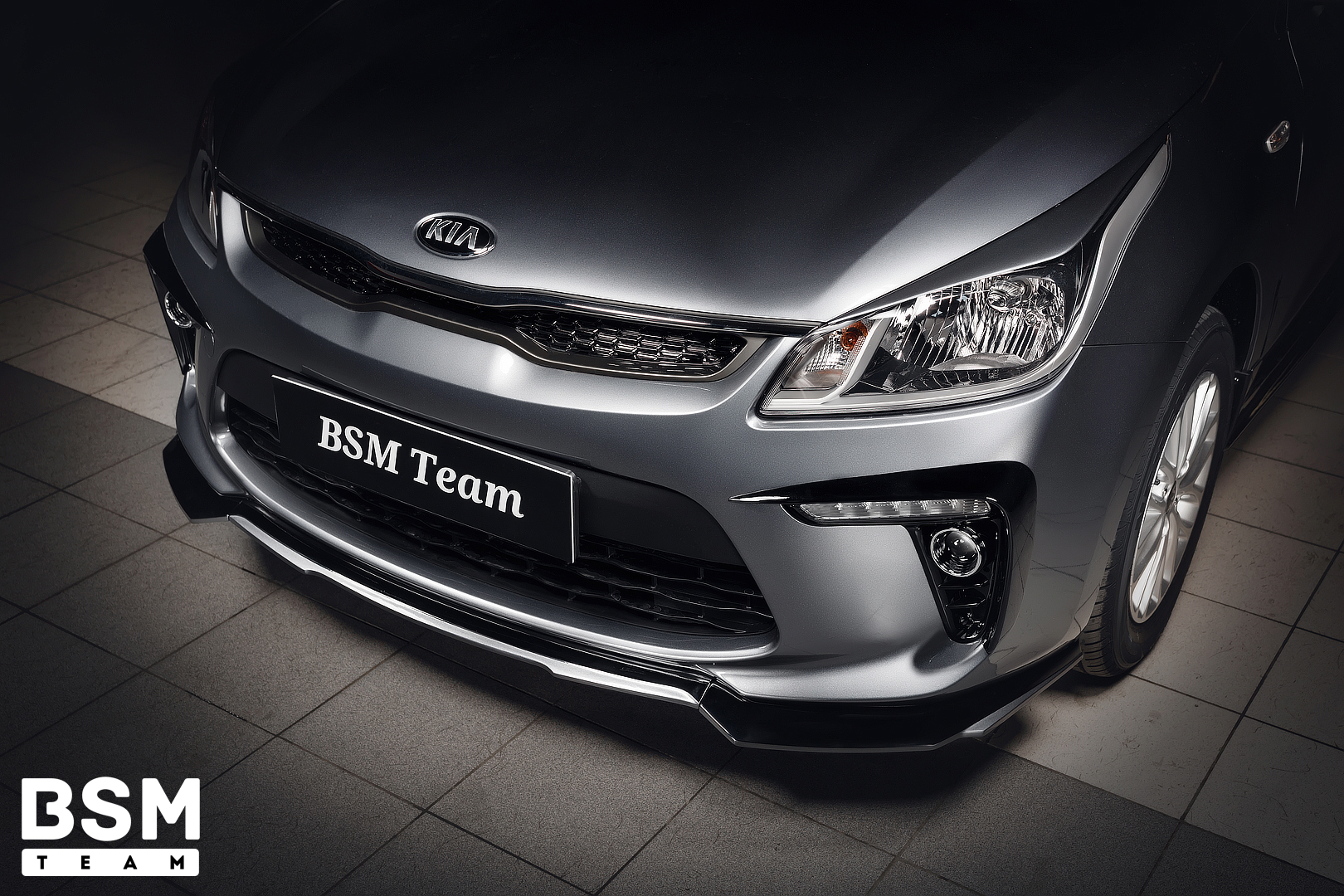 Сплиттер передний для Kia Rio 4