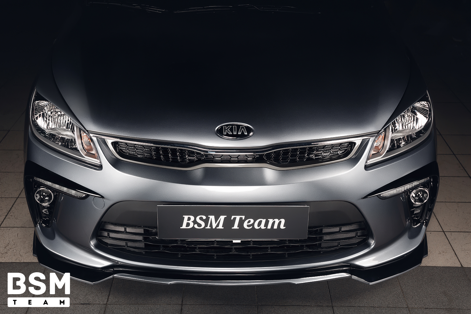 Сплиттер передний для Kia Rio 4