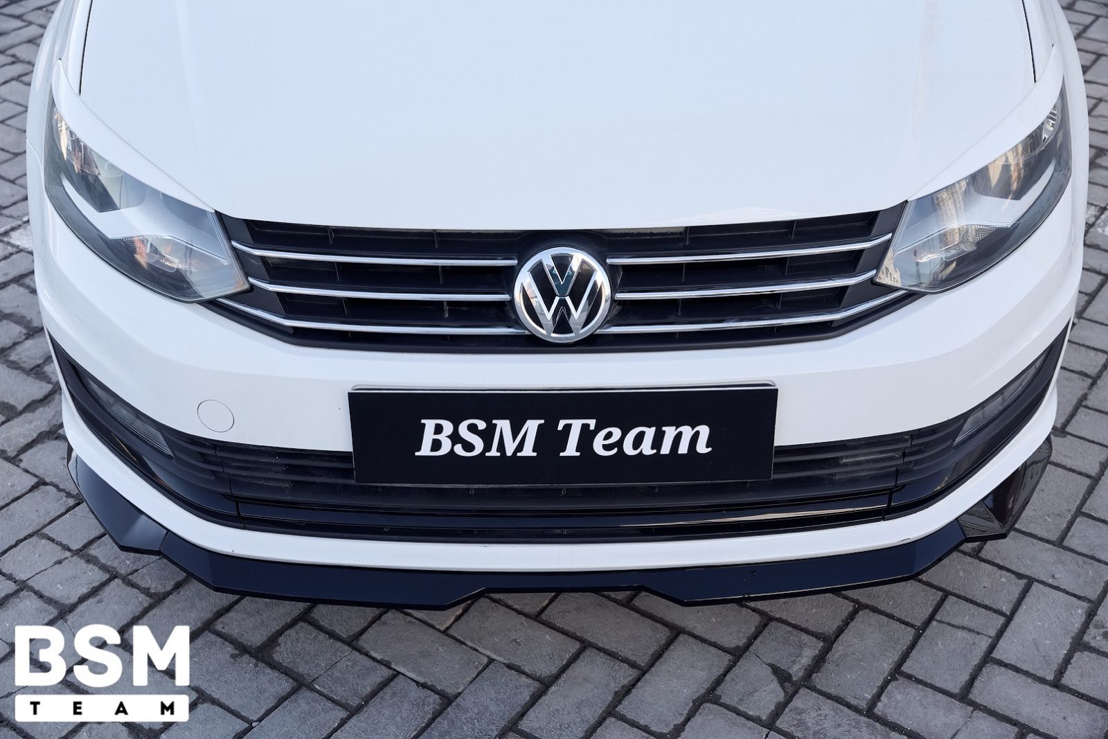 Сплиттер передний VW polo