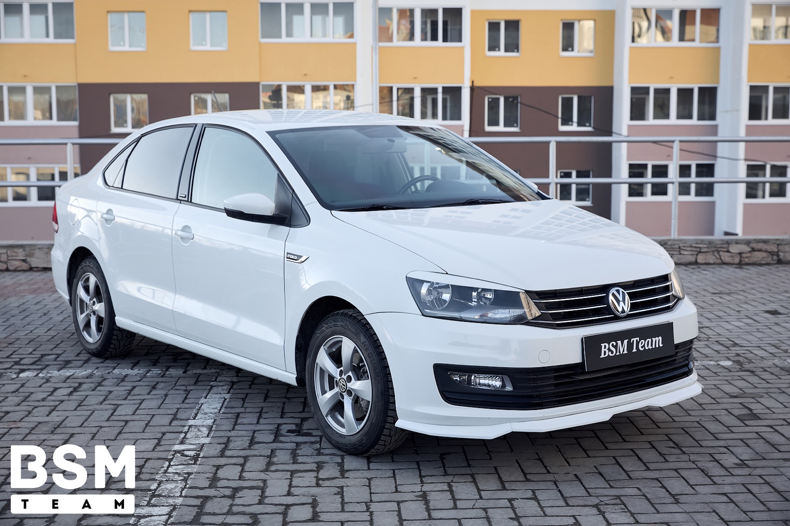 Сплиттер передний VW polo