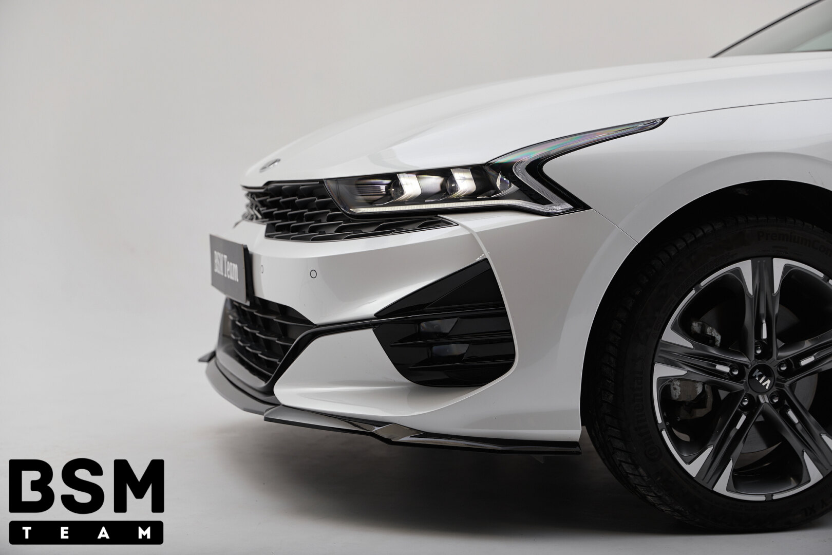 Сплиттер Переднего Бампера Kia K5 2020-2022 / Для версии Style, GT Line GT Line+ / АБС Пластик