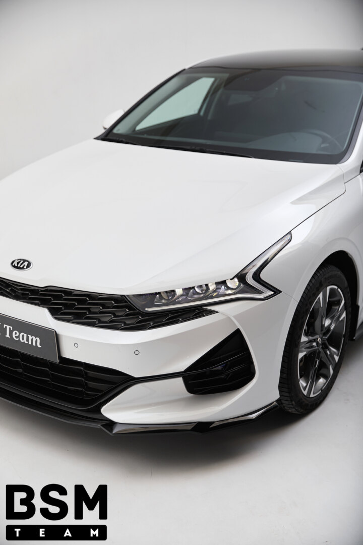 Сплиттер Переднего Бампера Kia K5 2020-2022 / Для версии Style, GT Line GT Line+ / АБС Пластик