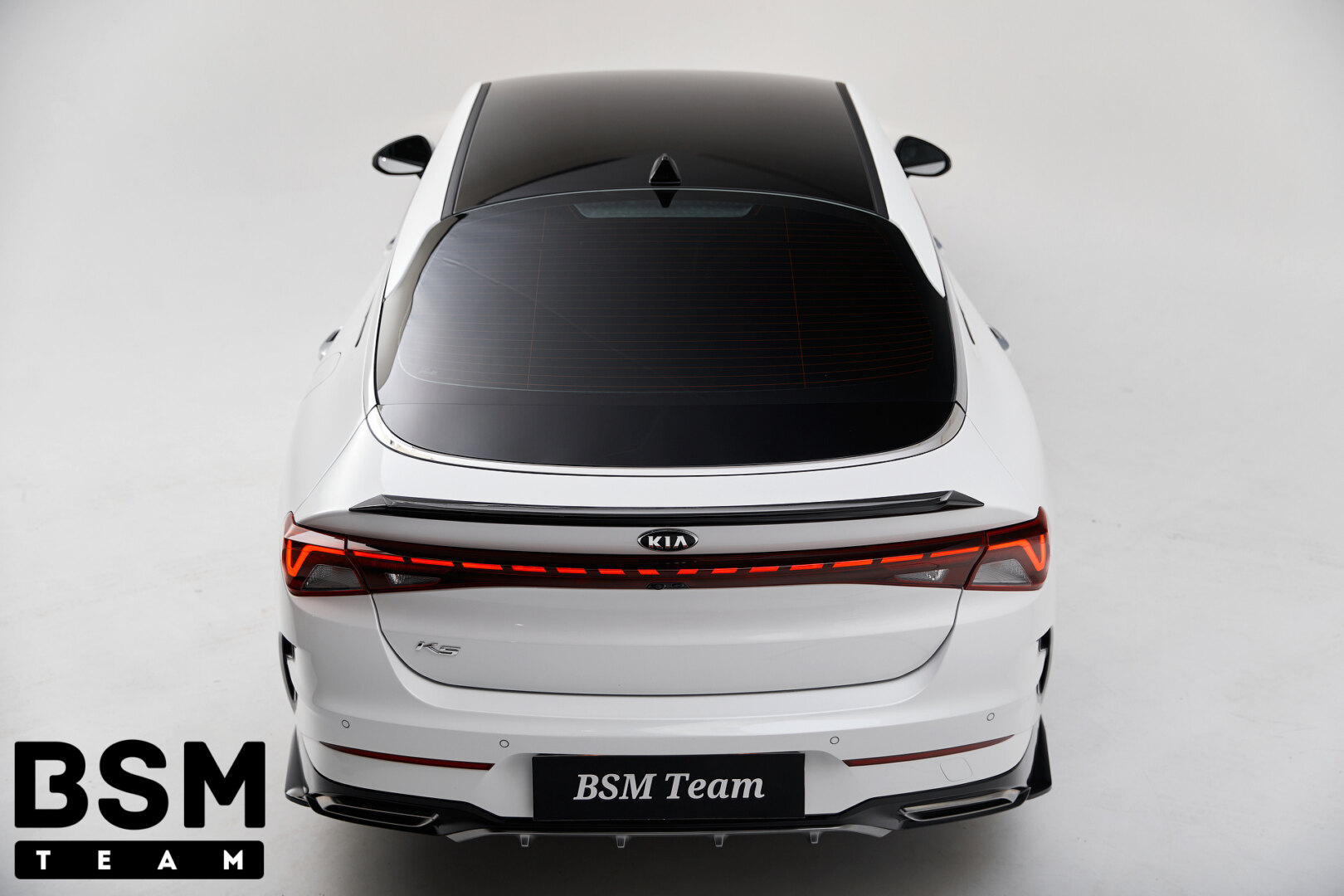 Элероны заднего бампера Kia K5 2020-2023 АБС Пластик