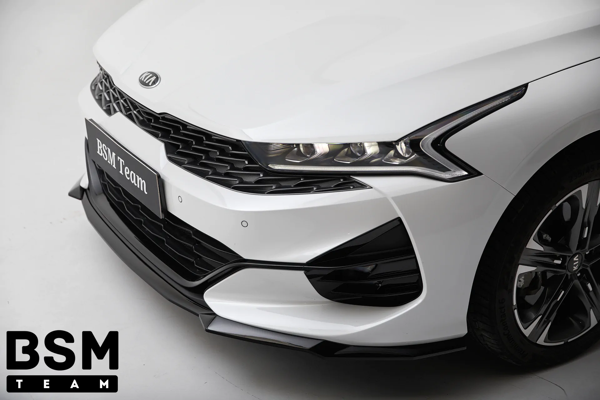 Сплиттер Переднего Бампера Kia K5 2020-2022 / Для версии Style, GT Line GT Line+ / АБС Пластик